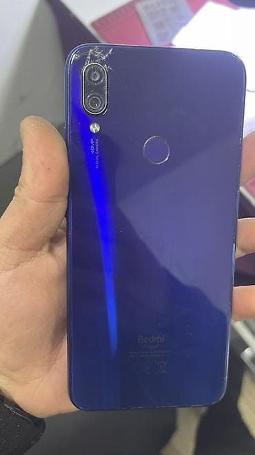mi 8 ikinci el: Redmi Note 7, 128 GB, rəng - Mavi, Barmaq izi — 2