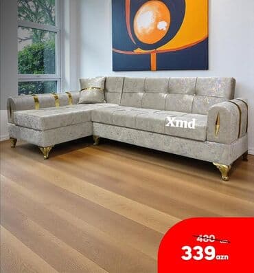 Künc divan, Açılmayan, Bazasız, Parça