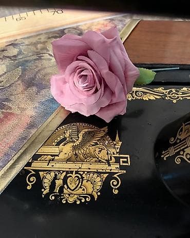 antik dolab: Antik Singer tikiş maşını və orijinal taxta dolab - Brend/model: The — 7