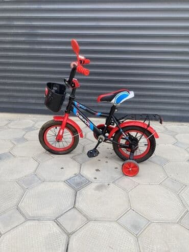 uşaq ucun velosiped: Uşaq velosipedi – “Sport/Champion” dizaynı - Rəng: qırmızı-qara — 2