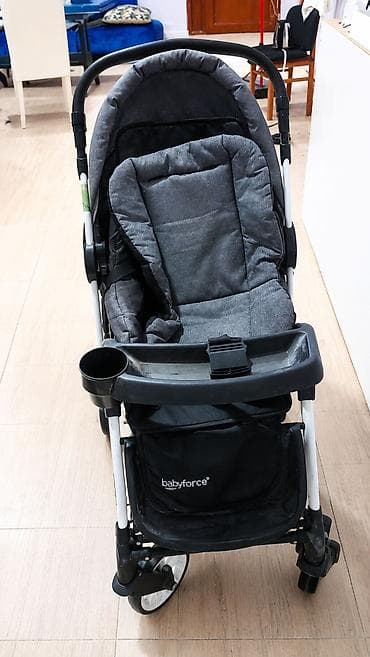 BabyForce uşaq arabası – praktik və rahat gəzinti üçün - Rəng: tünd
