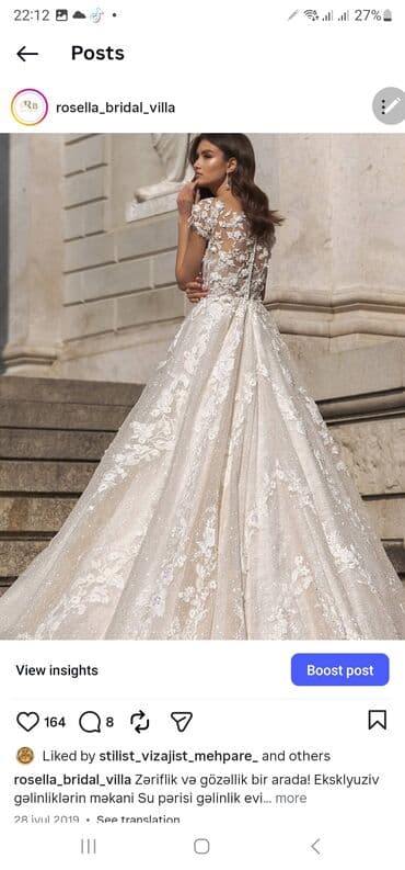 brend geyimlər: Gəlinliklər satılır 50 azndən başlayan qiymətlərlə 051 6468914 — 9