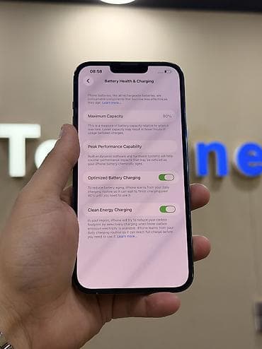 telef: IPhone 13 Pro Max, 256 GB, Sierra Blue, Zəmanət, Kredit, Simsiz şarj — 6