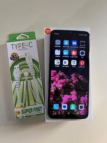 borofone be28 plus: Infinix HOT 30i, 128 GB, rəng - Göy, Düyməli, Sensor — 5