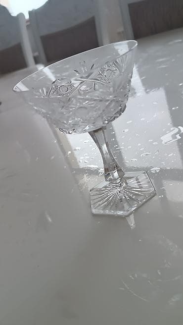 servi: Çay dəsti, Xrustal, Bohemia — 3