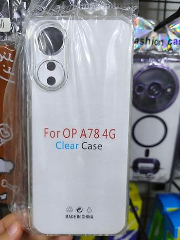 redmi note 9s ekran: Məhsul: OPPO A78 4G üçün şəffaf qoruyucu örtük (Clear Case) — 1