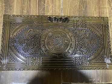 Əl işi oyma qoz ağacından nərd