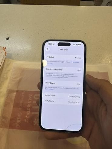 kamera wi fi: IPhone 15, 128 GB, Blue Titanium, Face ID — 9