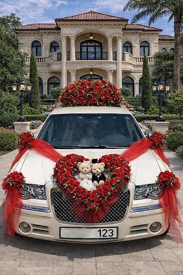 Avtomobil icarəsi. Gəlin maşını. Qiymətə avtomobil, şofer, benzin