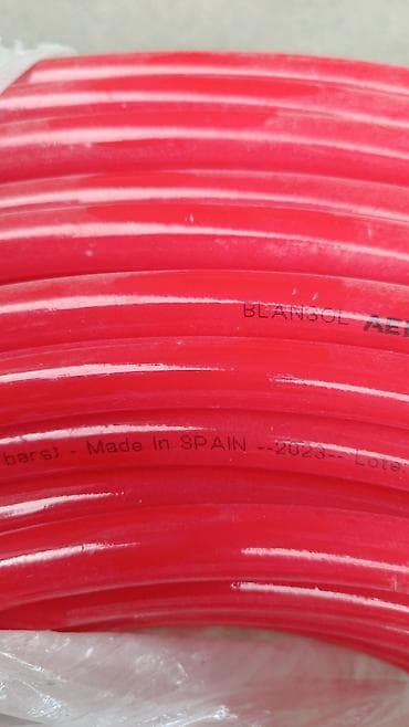 radiator temiri: Məhsul: BLANSOL AENOR sertifikatlı qırmızı boru (PE-X/PE-RT tipli — 3