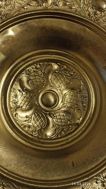 kas: Məhsul: Mis qab – kolleksiya üçün köhnə tipli metal qazan/kasa 1910 — 2