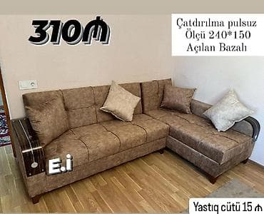 Угловой диван, Новый, Раскладной, С подъемным механизмом at lalafo.az Угловой диван, Новый, Раскладной, С подъемным механизмом