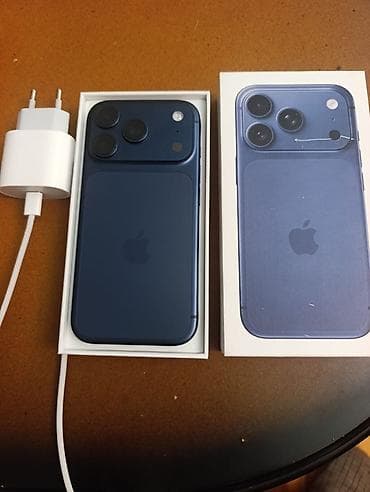 iphon 14: IPhone 17 Pro, 256 GB, Göy, Face ID — 1