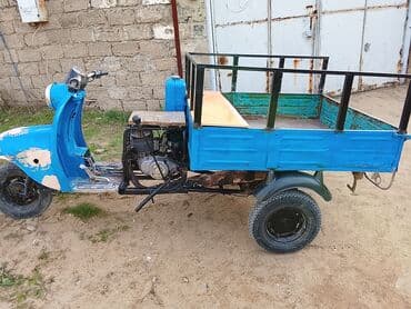 Yükdaşıma üçün üçtəkərli motosikl (moped–traktor tipli) -