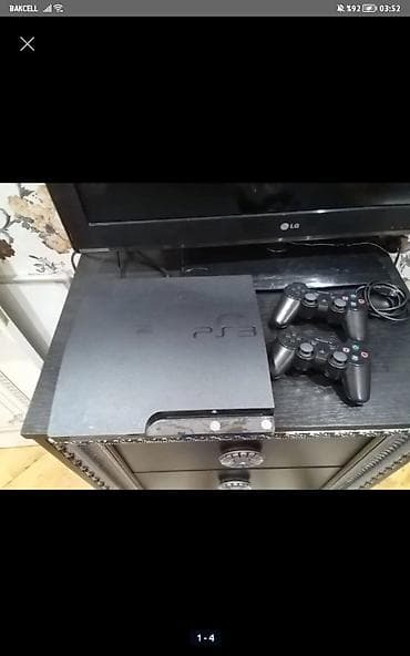 PS4 (Sony PlayStation 4): Sony PlayStation 3 Slim. 500 Gb. 260 AZE. Qolları orjinaldı — 3