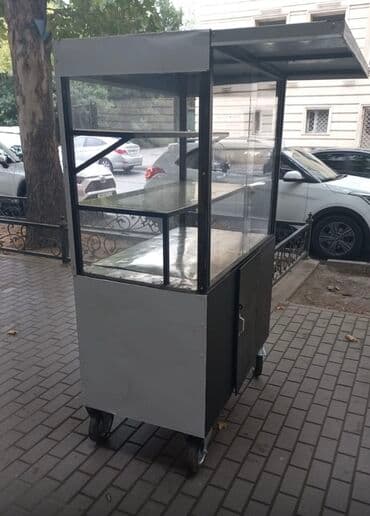 şuşə vitrin: Sərgi arabası kiçik biznes üçün ideal seçimdir. Bu araba çörək — 1