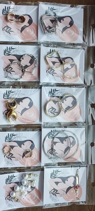 Eynəklər: Hər biri 5₼. Qadınlar üçün bijuteriya dəsti – müxtəlif formalı — 3