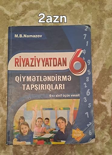İdman və hobbi: Məhsul: Riyaziyyat qiymətləndirmə tapşırıqları kitabları - 6-cı sinif — 1