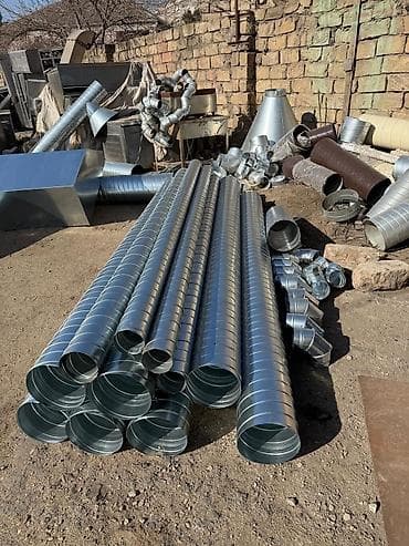 dairəvi mişar: Havalandırma sistemləri üçün spiral borular və kvadrat kanallar — 1