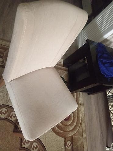 qoz agacindan stol: Qonaq otağı üçün, İşlənmiş, Açılmayan, Dördbucaq masa, 6 stul — 1