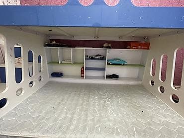 matras aliram: Uşaq üçün iki qatlı modul çarpayıu - Aşağı hissə: geniş bir — 1