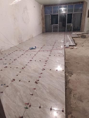 Plitə işləri: Alçıpan və kafel-metlax ustalığı Xidmətlər: - Alçıpanla arakəsmə — 3