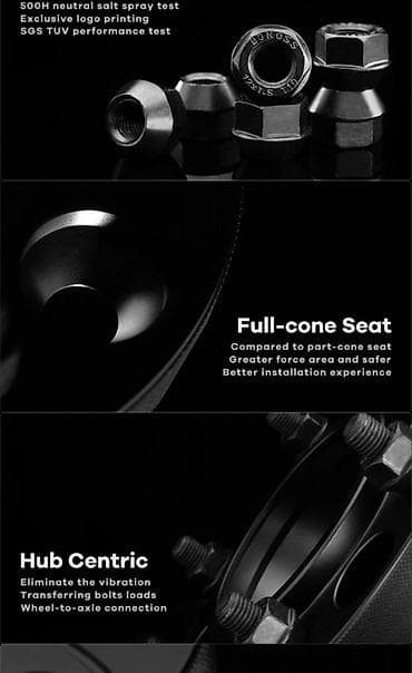 pdr 600: 30mm BONOSS Forged Active Cooling Wheel Spacers – 4 ədəd set PCD — 6