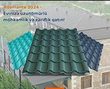 Metal dam örtükləri, rəng - Qırmızı — 5