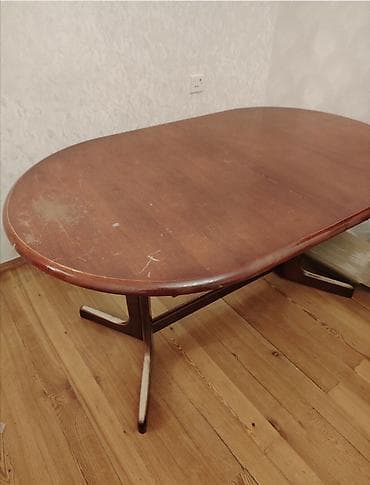 Klassik masa, Taxta, Oval masa — 1