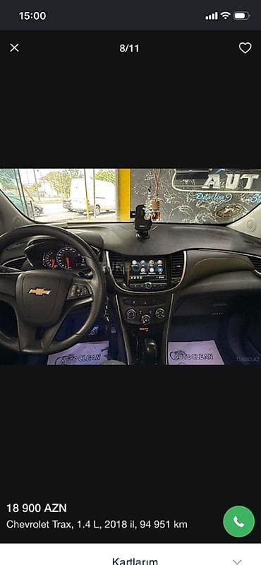 disk satisi: Chevrolet Tracker: 1.4 l | 2018 il 94951 km Krossover — 7