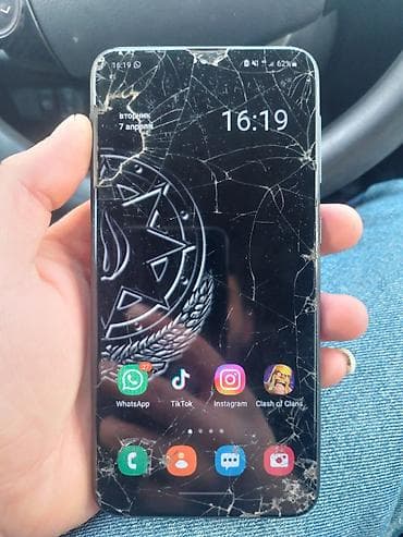 samsung usb: Samsung Galaxy A10, rəng - Qara, Qırıq — 5