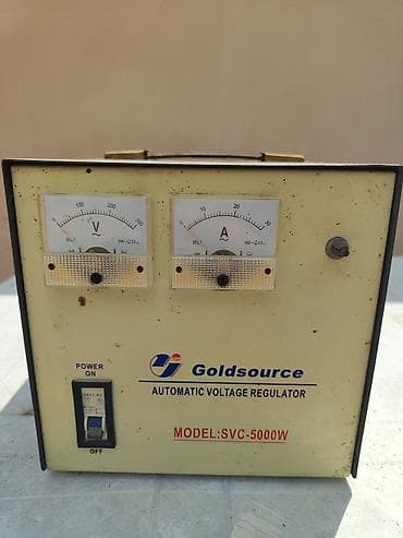 stabilizator 3000w: Goldsource avtomatik gərginlik tənzimləyicisi Model: SVC-5000W — 1