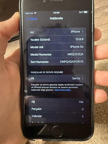 aifon 6 s: IPhone 6s, 16 GB, Space Gray, Barmaq izi — 7