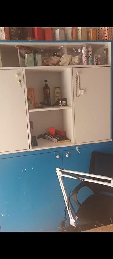 Məhsul: Divar rəfi və alt dolablı modul şkaf Təsvir: - İki rəfli açıq — 1