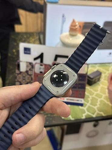 takı: Smart saat, Apple, Sensor ekran, rəng - Mavi — 6