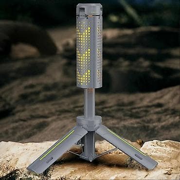 led lusteri: Açıq hava üçün çoxfunksiyalı LED tripot işıq - 3 panelli LED başlıq — 6