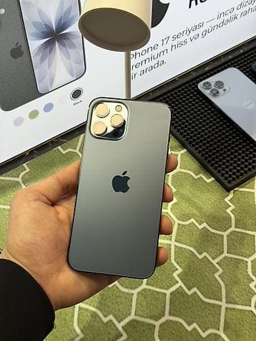 airpods max replika: IPhone 12 Pro Max, 128 GB, Mavi, Face ID — 1