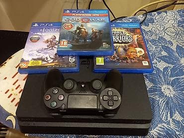 ucuz mini pc: PS 4 slim 1tb ideal vəziyyətdədir.1 ay istifadə olmayıb heç.Əlavə disk — 1