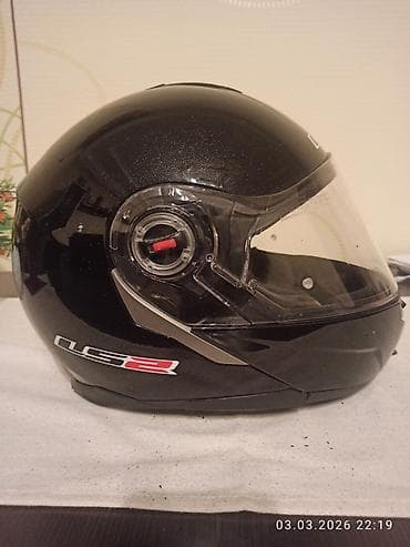 Avtomobil satışı: LS2 modul tipli motosiklet dəbilqəsi - Rəng: qara, parlaq örtük - LS2 — 4