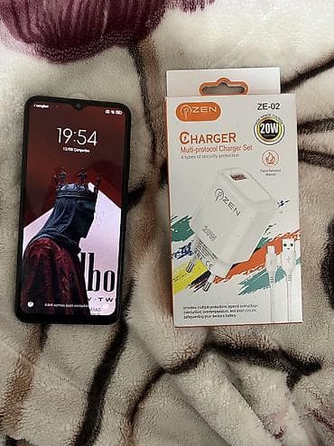 honor 9 d: Poco M4 5G, 128 GB, rəng - Qara, Barmaq izi, Face ID — 1