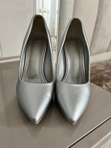 Tuflilər: Tuflilər, Ölçü: 36, rəng - Gümüşü, İşlənmiş — 2