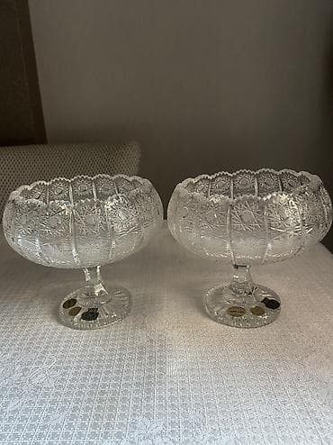 tap.az saatli: Xrustal meyve konfet qabi, yenidir hec islenmeyib, sadece qutusu — 1