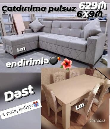 Otaq bitkiləri: Divan masa desti — 1