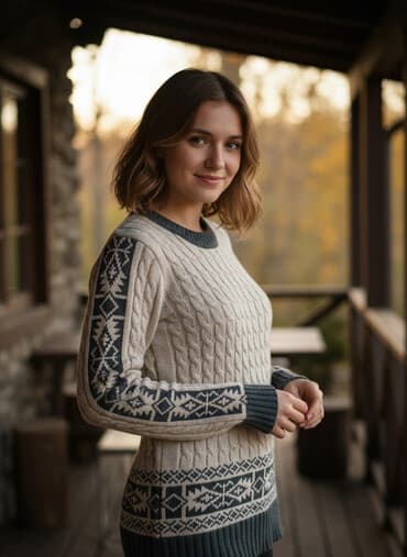 qadın jaketi: Sviter, One size — 3