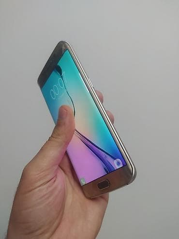 samsung s2: Samsung Galaxy S6 Edge, 32 GB, rəng - Qızılı, Barmaq izi — 6