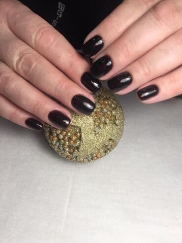 массаж у вас дома: Маникюр, Гель лак, шеллак, В салоне — 6