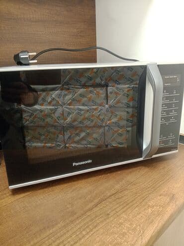 Мясорубки: Микроволновка Panasonic, Отдельностоящая, С микроволнами, цвет - Серебристый — 8