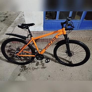 Velosipedlər: ZIGZAG dağ/şossə tipli velosiped - Rəng: narıncı karkas, qara asqı və — 2