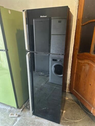 samovar satılır: İşlənmiş 2 qapılı Haier Soyuducu Satılır, rəng - Qara — 1