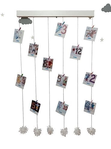 riyad mebel: Məhsul: Körpənin ilk 12 ayının fotoları üçün asma dekor seti Təsvir — 1